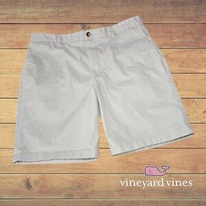 Vineyard Vines Mens Breaker Stretch Chino Shorts Khaki 36